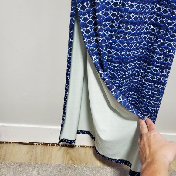 EDDIE BAUER Aster Jersey Maxi Dress UPF50+ Side Split Pullover Womens Large Tall - Picture 6 of 13